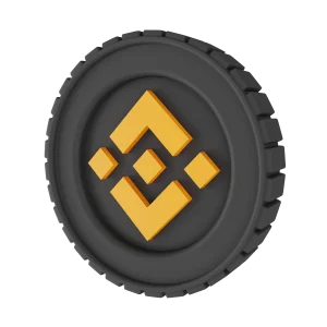 BNB, actif natif de la blockchin Binance Smart Chain. 