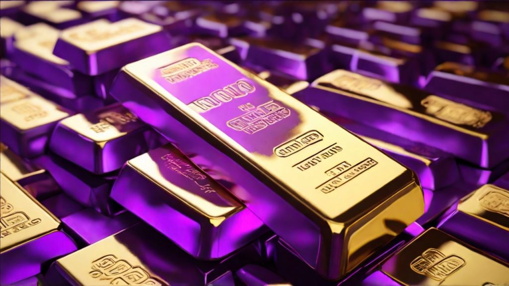 Bannière acheter lingot d'or