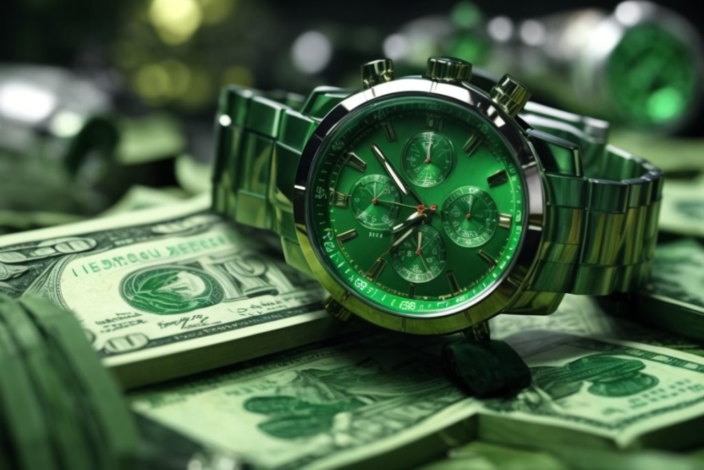 Bannière acheter montre investissement
