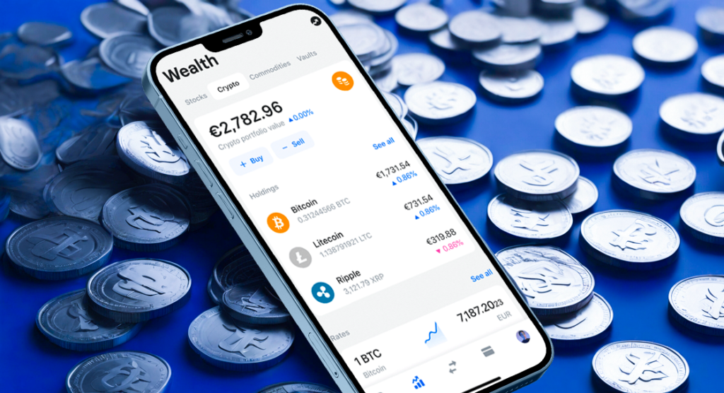 Bannière cryptomonnaie Revolut