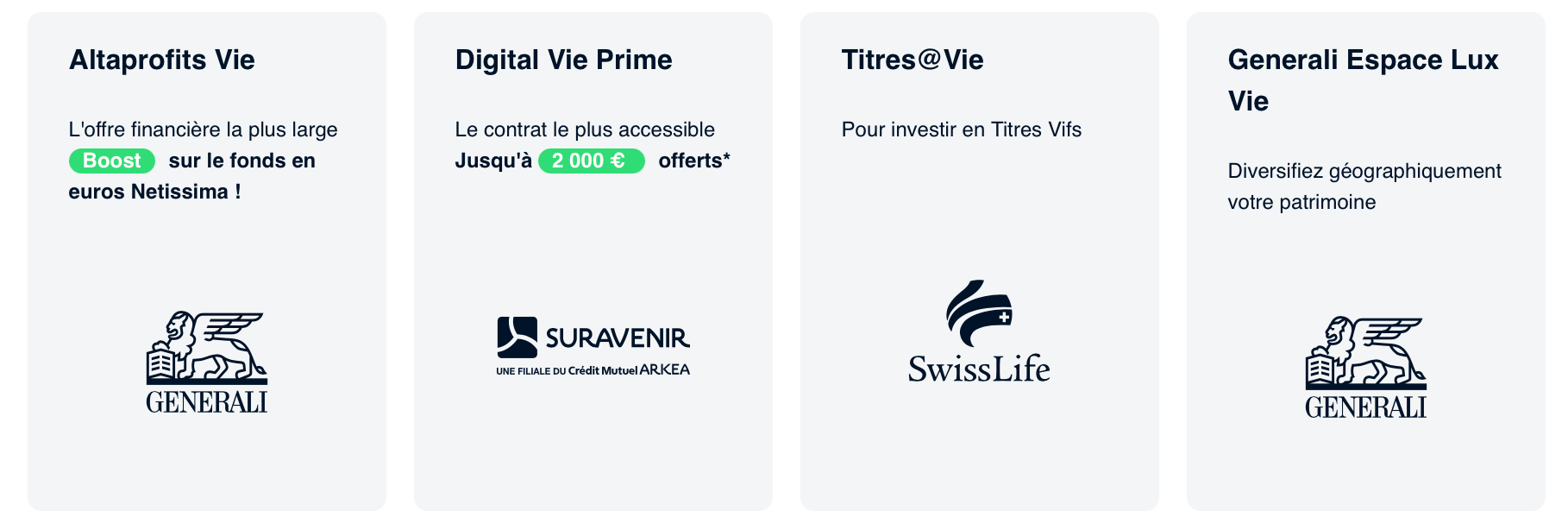 offres assurance vie altaprofits