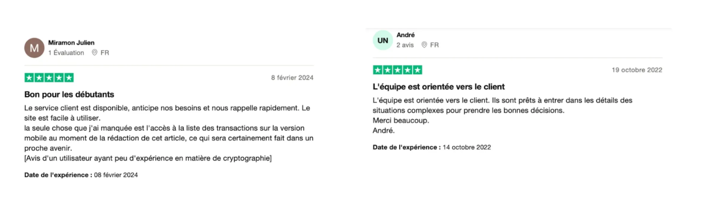 Avis Trustpilot Coinhouse