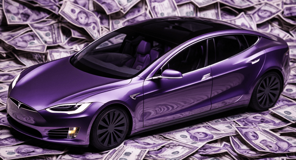 Bannière action tesla