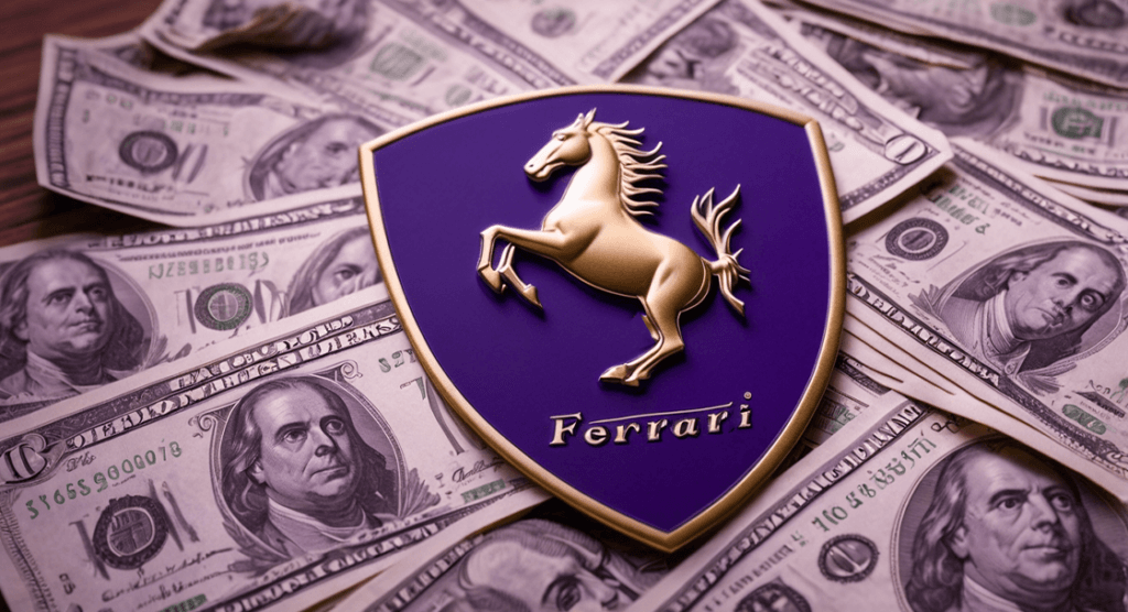 Bannière acheter action ferrari