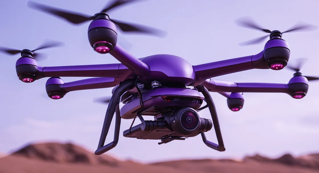 bannière action Drone Volt