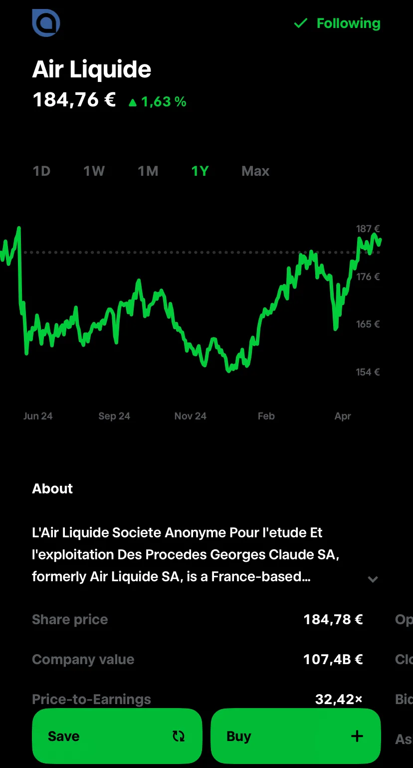 acheter action Air Liquide